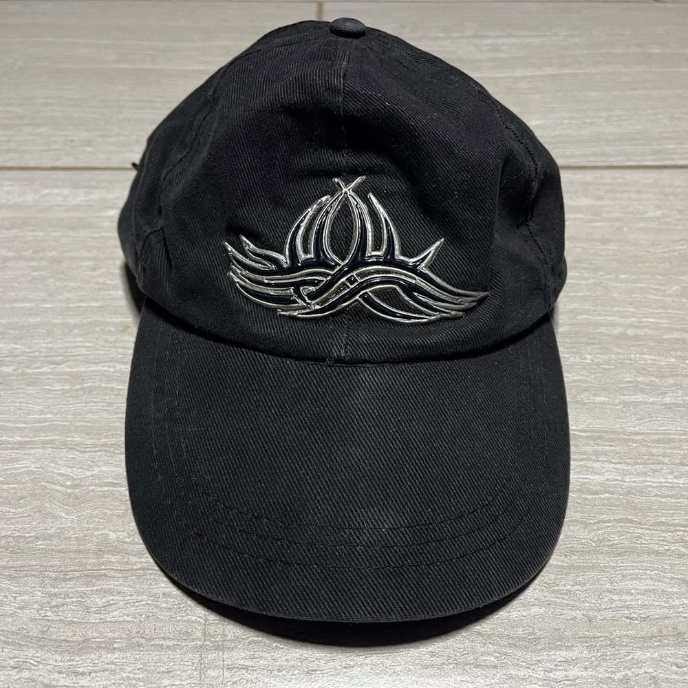 Vintage 1998 WCW NWO Goldberg Wrestling Hat Cap Snapback Black Adjustable